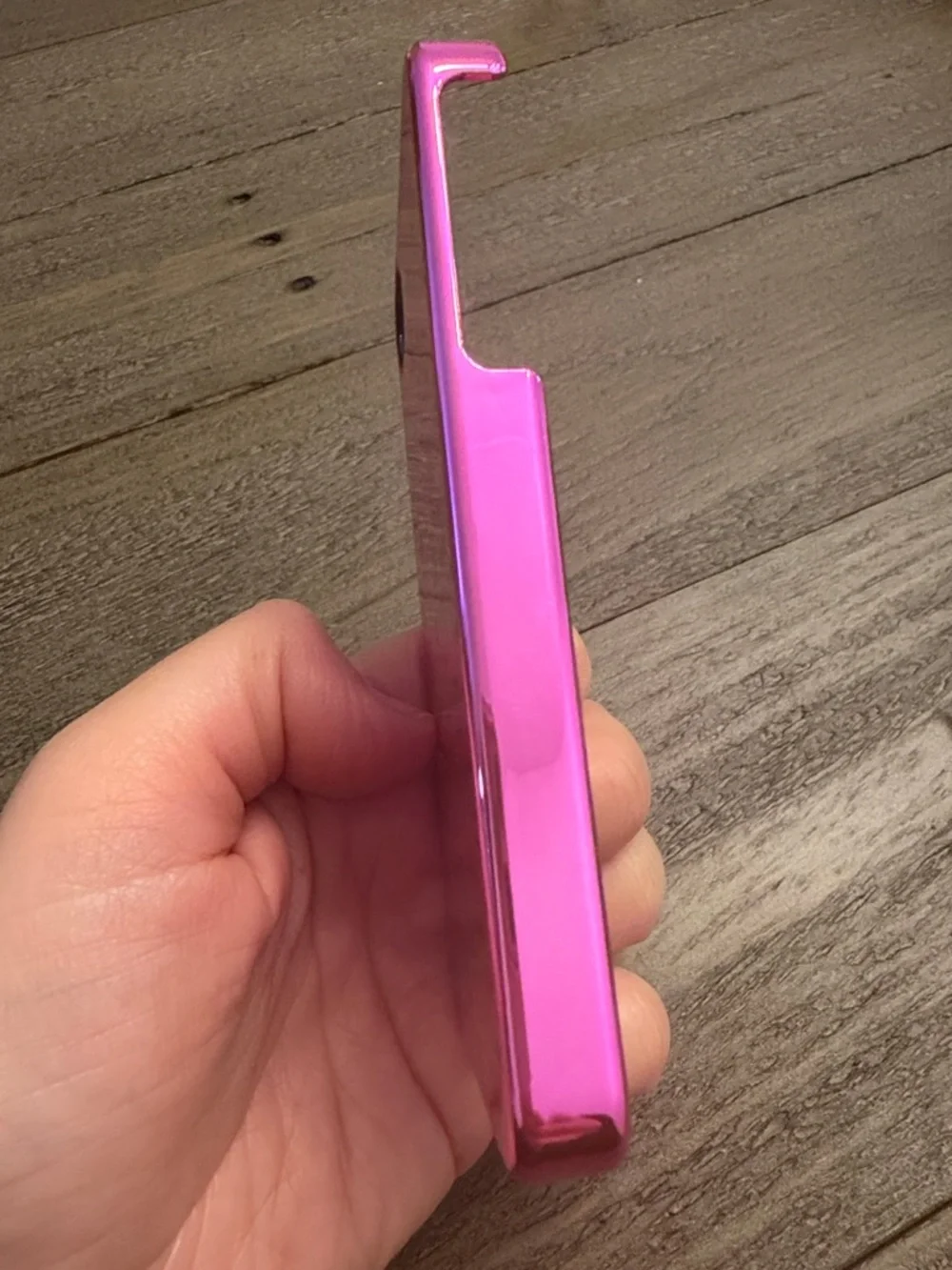 Pink Patterned Cell Phone Case - Stylish Protective Cover - Picture 3 of 3